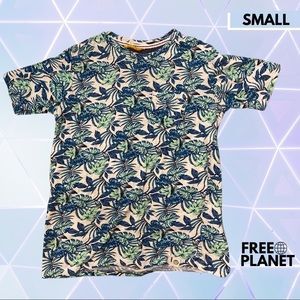 FREE PLANET FLORAL T-SHIRT